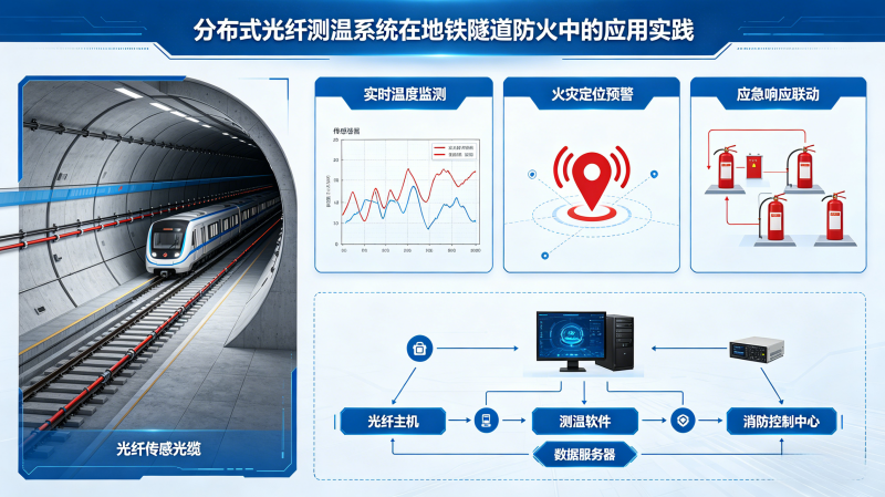 分布式光纤测温系统在地铁隧道防火中的应用实践