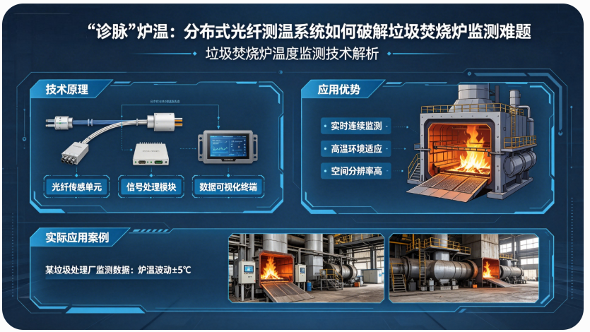 分布式光纤测温系统如何破解垃圾焚烧炉监测难题 分布式光纤测温系统如何破解垃圾焚烧炉监测难题